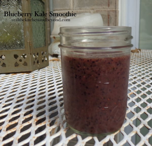 Blueberry masks kale is this kid friendly, #dairyfree smoothie