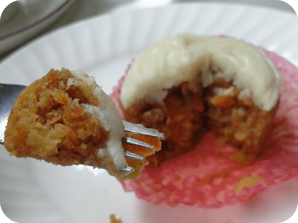 This week it's time for the best moistest carrot cake cupcakes I have ever eaten. Join our #pinterestfoodie link up. 
