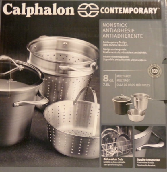 calphalon contemporary nonstick 8 quart multi pot