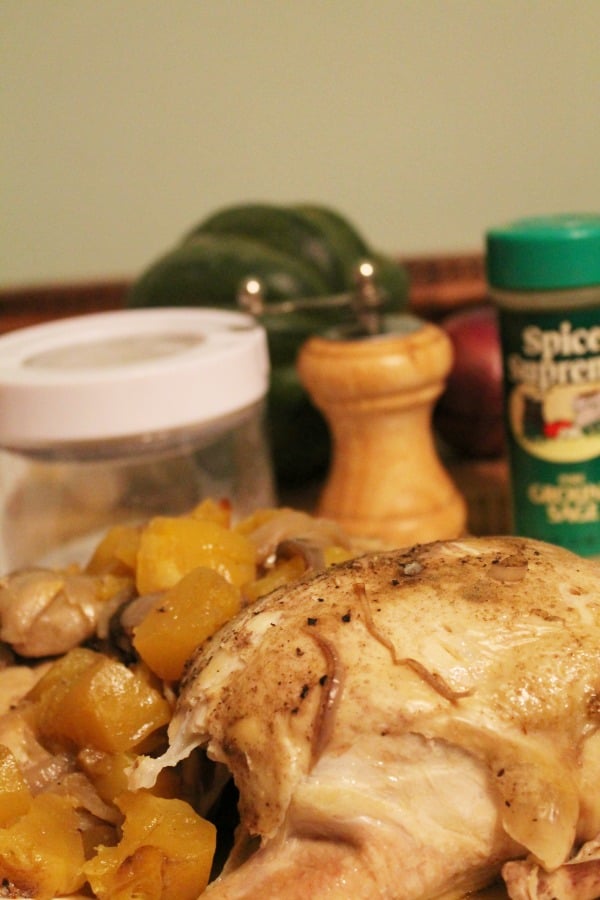 Slow Cooker Sage Chicken with Acorn Squash Real The Kitchen and Beyond