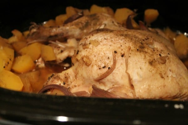 Sage Chicken and Acorn squash