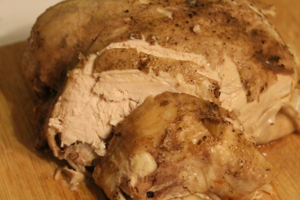 Sage Chicken, carved