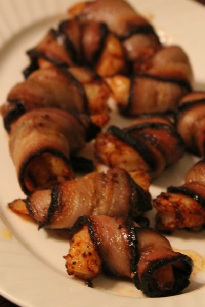 Spicy Bacon Wrapped Shrimp
