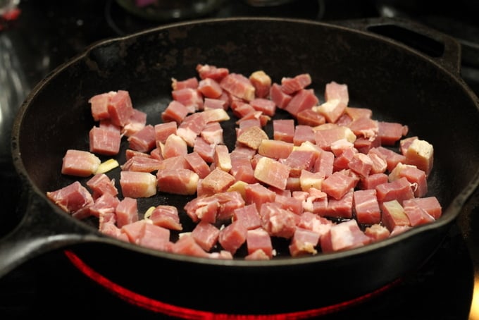 Prosciutto for Peas and Prosciutto with White Sauce