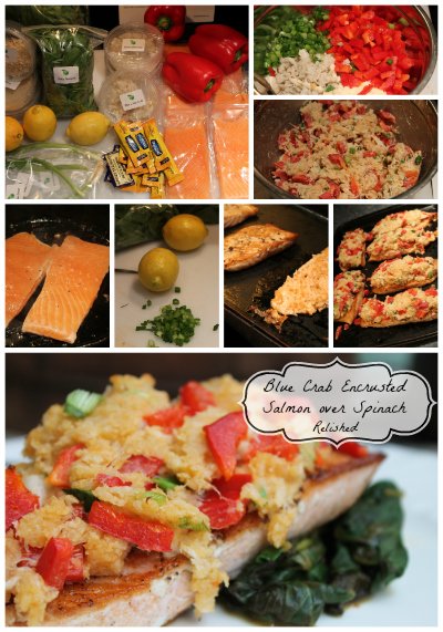 Blue Crab Encrusted Salmon Review Blue Crab Encrusted Salmon