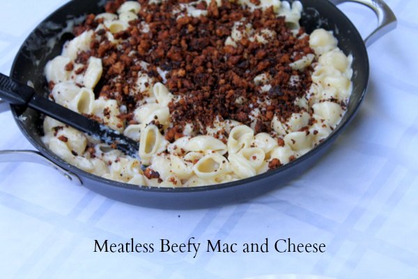 beyond meat beefy homemade macaroni and cheese