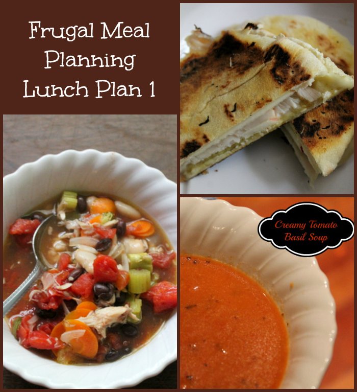 Frugal Meal Planning Lunch Plan 1