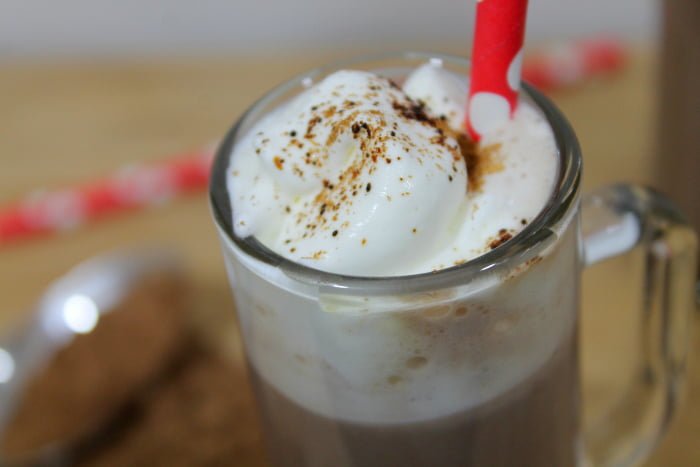 easy homemade hot chocolate with spices | Heather at www.realthekitchenandbeyond.com