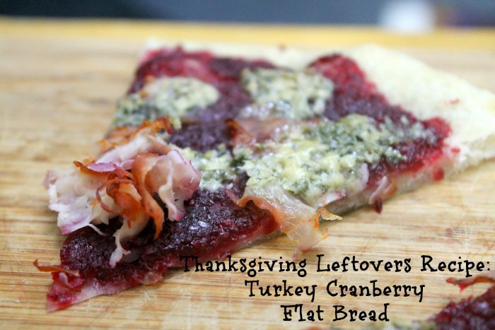 thanksgiving leftovers recipe turkey cranberry flatbread pizza