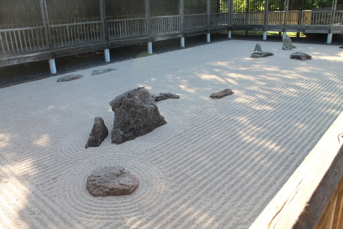 Fort Worth Botanic Gardens Zen Garden - www.realthekitchenandbeyond.com