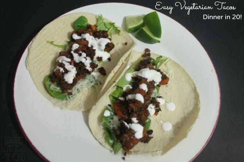 Quick and Easy Recipes: Vegetarian Tacos - Real: The Kitchen and Beyond