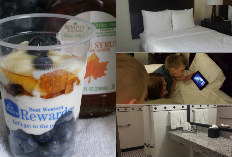 where to stay Chicago Best Western River North Chicago and Blueberry Maple Parfaits