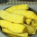 How to Cut Pineapple easily wthout cutting off a finger - Real: The Kitchen and Beyond