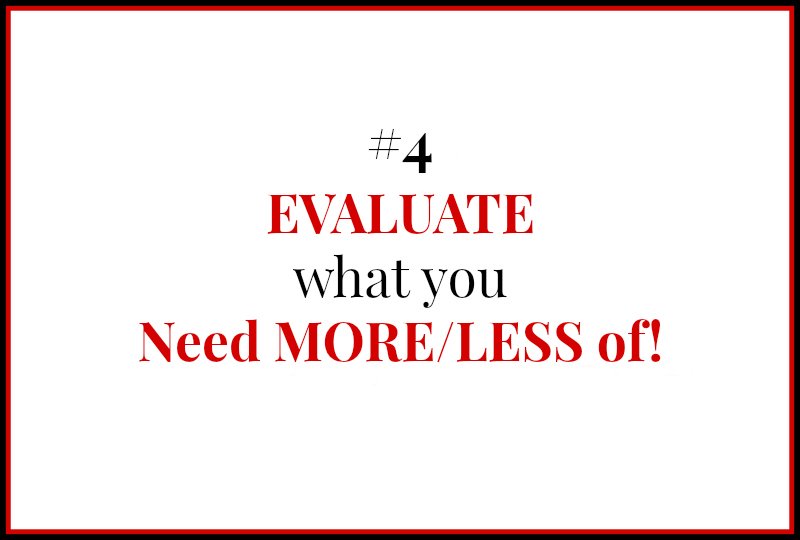 Pantry and Freezer Inventory - 4 Evaluate what you need more or less of