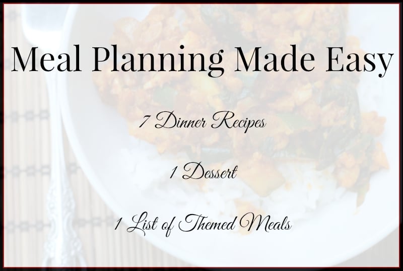 Meal Planning Made Easy Weekly Meal Plans