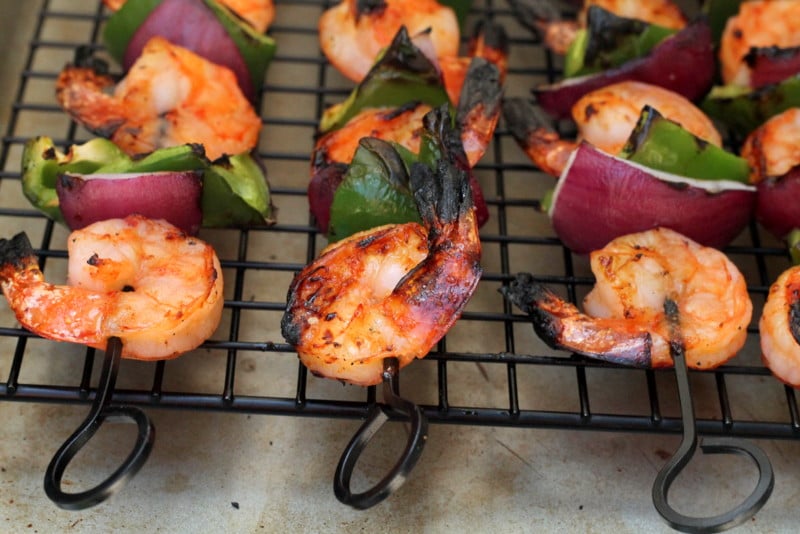 Sweet and Spicy Shrimp Kabobs 6