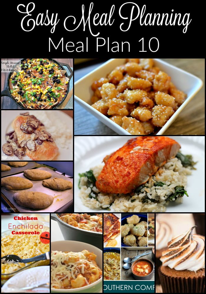 Easy Meal Planning Meal Plan 10