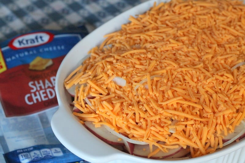 Easy Cheesy Scalloped Potatoes Recipe Cheese Layer