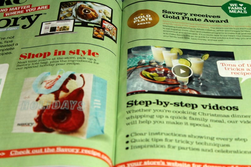 Savory Magazine Giant Food Store's Guide to easy homemade recipes and entertaining