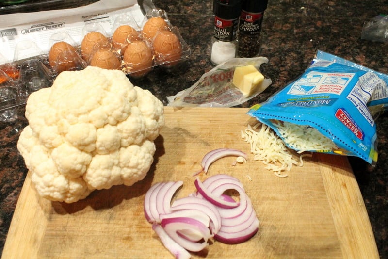 Cheesy Cauliflower Egg Bake Real The Kitchen and Beyond