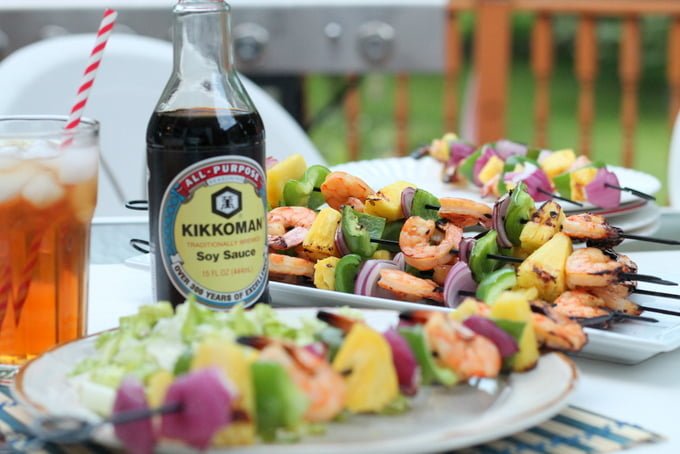 Tropical Shrimp and Pineapple Kebab Recipe