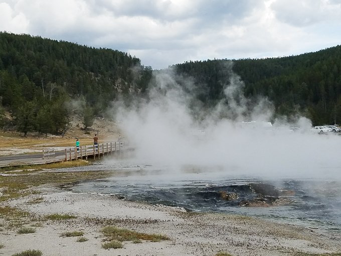 Hot Springs Yellowstone National Park