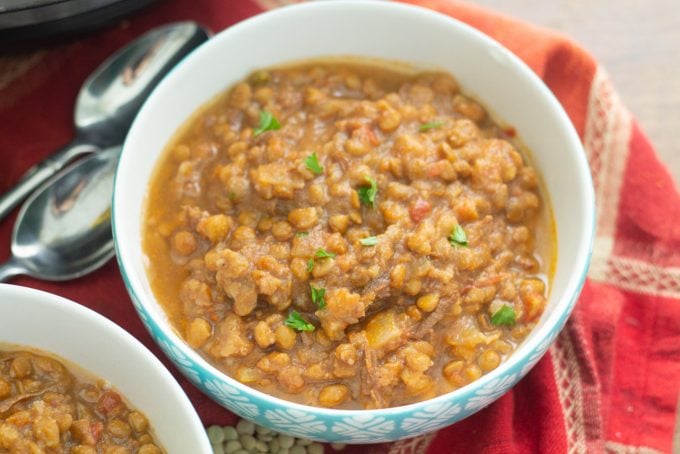 Instant Pot Lentil Soup with Ham - Real: The Kitchen and Beyond